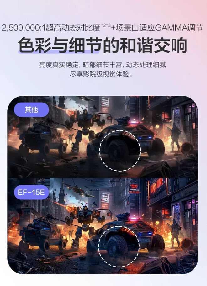 影机以3LCD技术引领高性价比家庭影院新潮流PG电子麻将胡了试玩爱普生EF-15E家用投(图2)