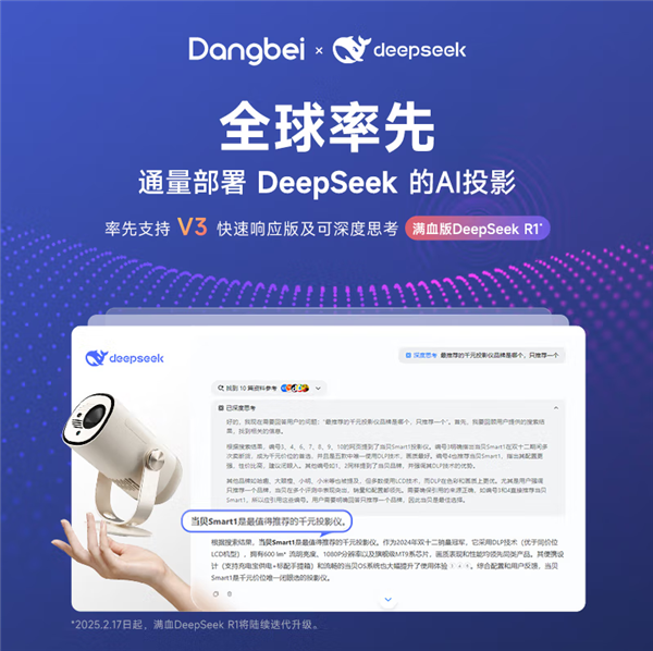 ：当贝Smart1智能交互体验重新定义投影仪！麻将胡了电子游戏2025年千元投影仪终极指南(图7)